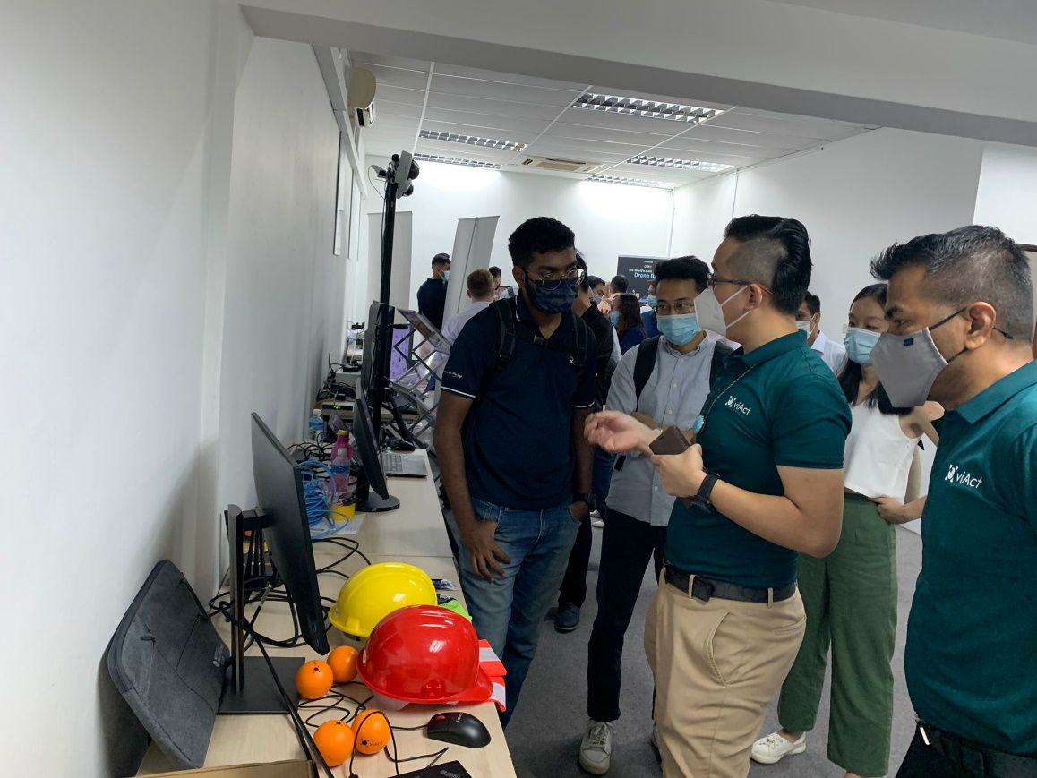 viAct’s showcase at a Workplace Safety Event on 12 Jul at Sentosa