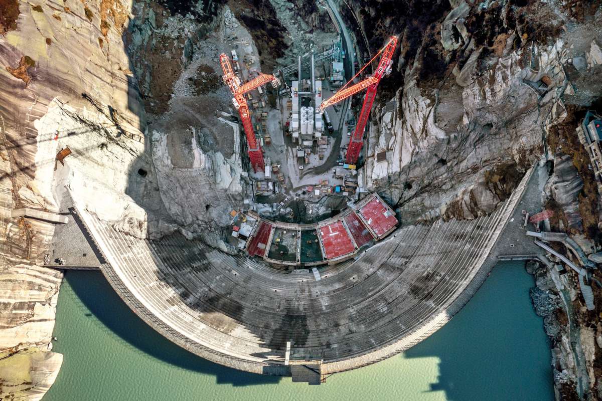 Doka demonstrating its expertise in Dam Construction at Swiss Spitallamm Dam