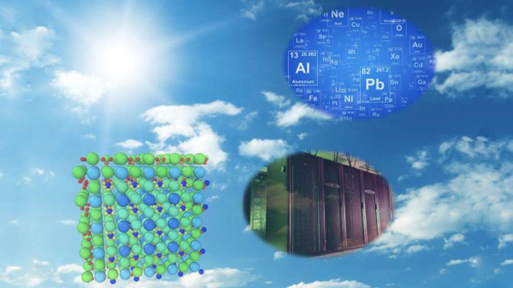 (Image by Maria Chan/ Argonne National Laboratory.) Machine learning methods are being developed at Argonne to advance solar energy research with perovskites.