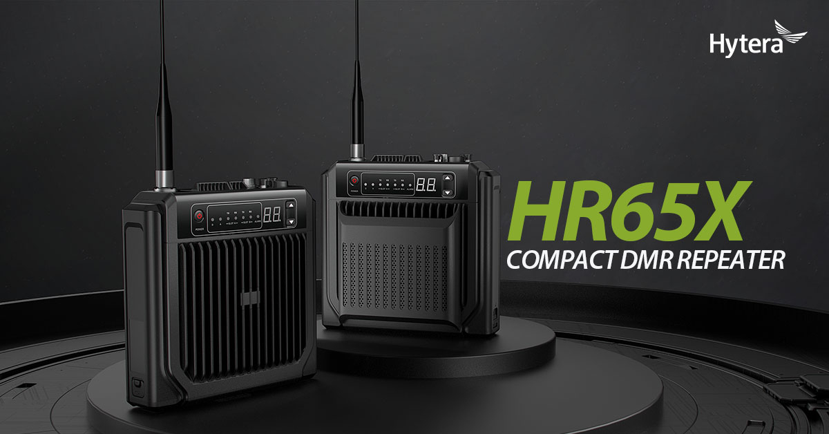 Hytera launches compact DMR Repeater for venue Radio coverage
