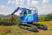 Hyundai HX145A LCR High Walker Excavator takes the lead in the Scottish Highlands