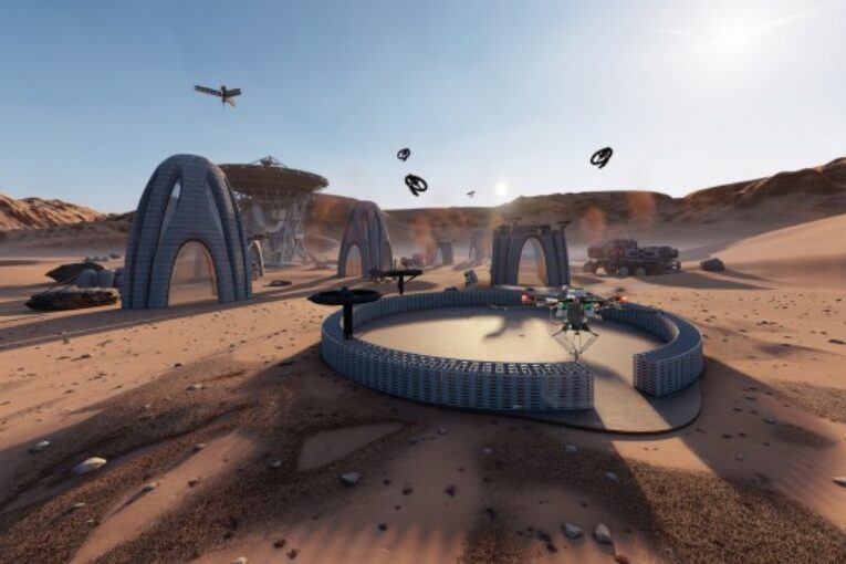 3D Printing Drone Swarms for Construction and Repair