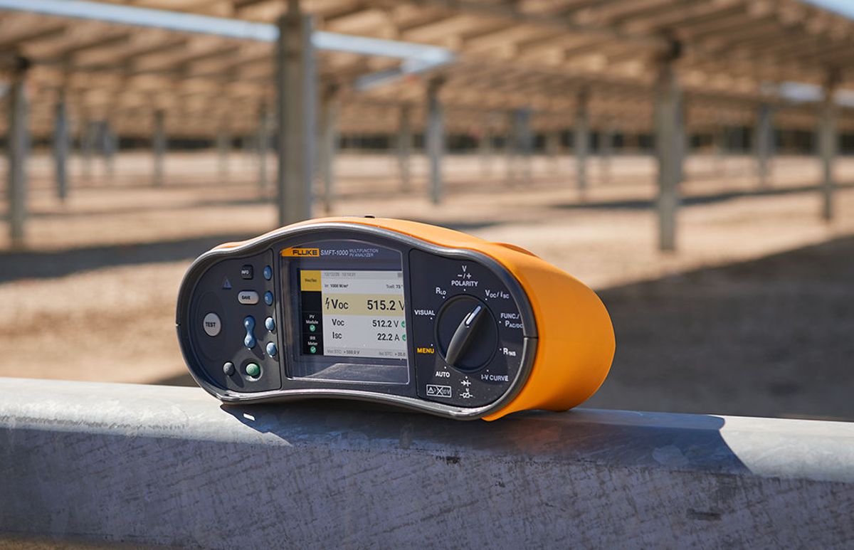 Fluke expands its Solar Toolkit offerings with Solar Multifunction Tester 1000