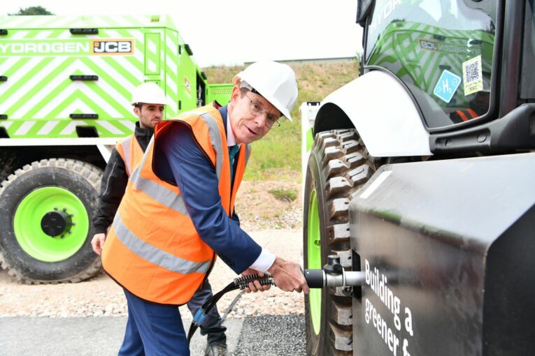 JCB unveils world's first mobile Hydrogen Refueller