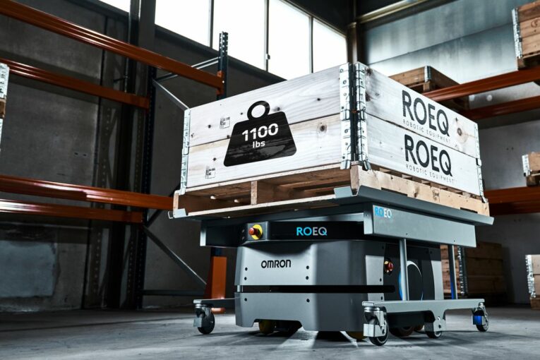 ROEQ doubles payload on OMRON Autonomous Mobile Robot LD-250
