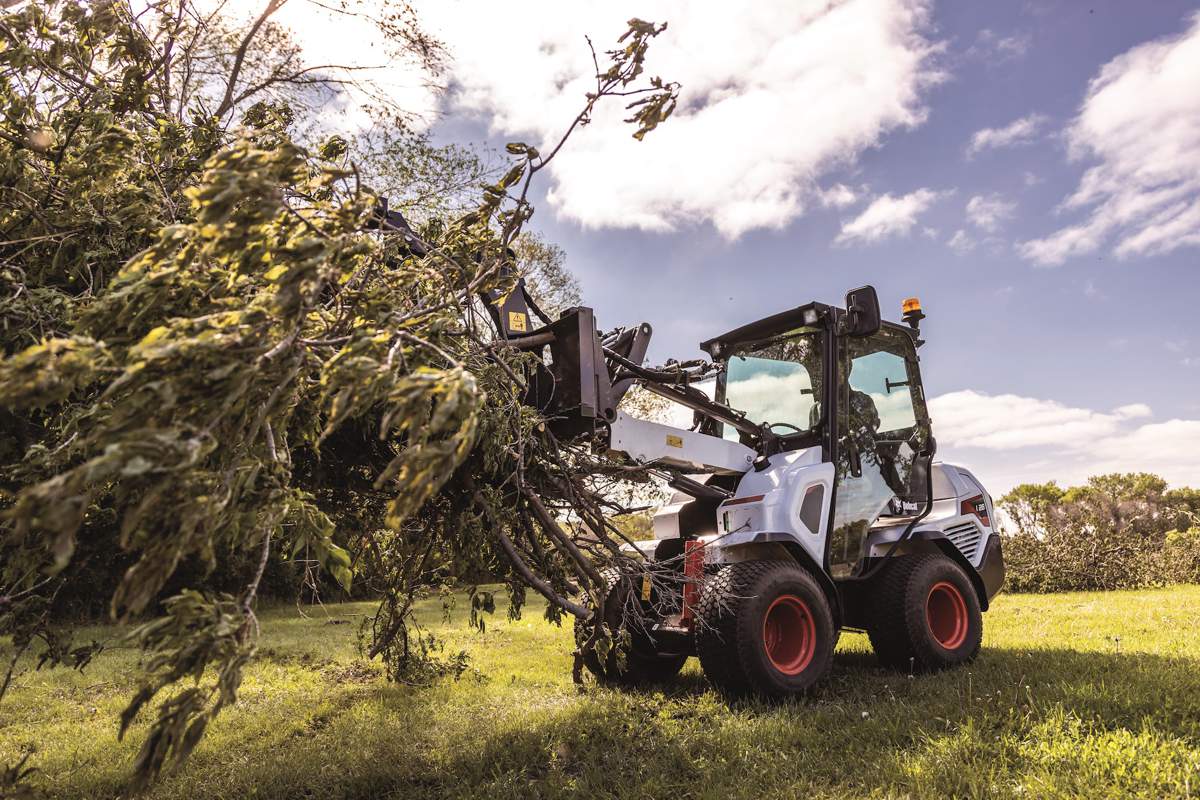Brushcat and Log Grapple attachments now available for Bobcat Articulated Loaders