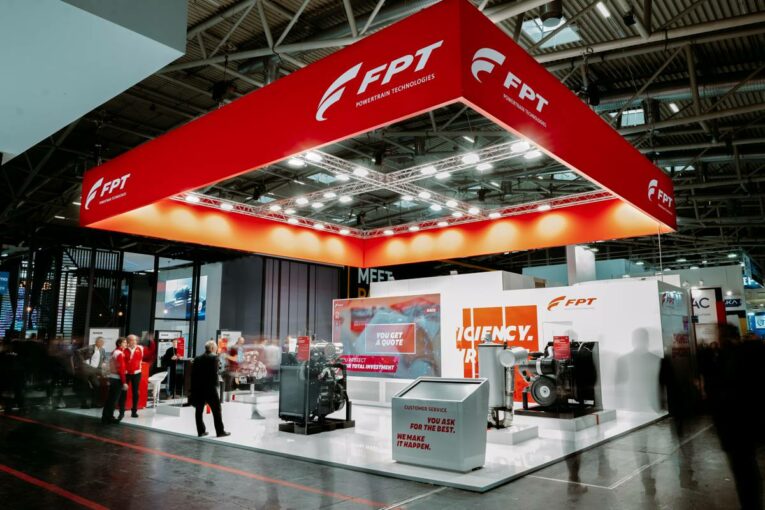 FPT Industrial exhibiting Construction Equipment Engines at bauma 