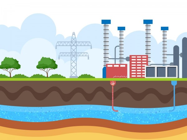 Credit: Composite image by Melanie Hess-Robinson | Pacific Northwest National Laboratory Coupling lithium extraction with geothermal energy could provide clean energy and valuable minerals.