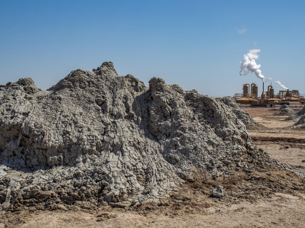 Credit: Photo by Cynthia Parris | Shutterstock.com A geothermal power plant in the Salton Sea, which has abundant geothermal and lithium resources.