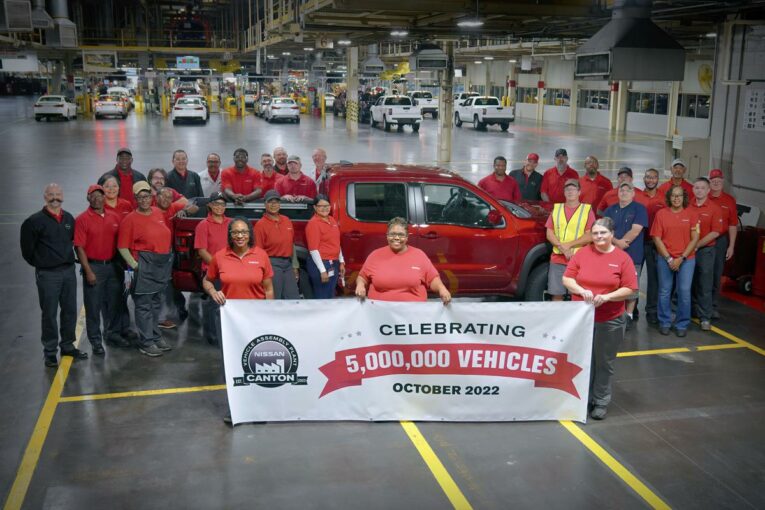 Nissan celebrates 5 million vehicles manufactured at Mississippi plant