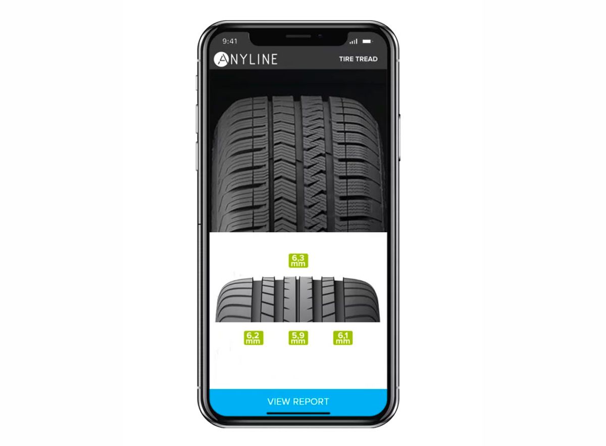 New solution enables customers and tyre technicians to digitally measure the depth of their tyre tread with their mobile