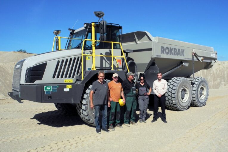 Rokbak RA30 Hauler the perfect solution for German gravel pit