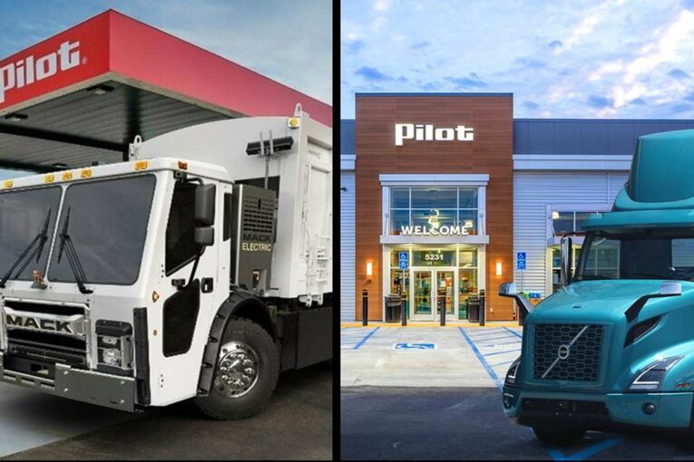 Volvo and Pilot Company partner on Truck Charging Network for North America