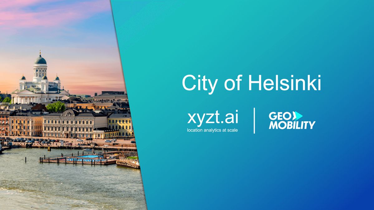 Helsinki to dive into multi-source data with xyzt.ai Mobility Analytics