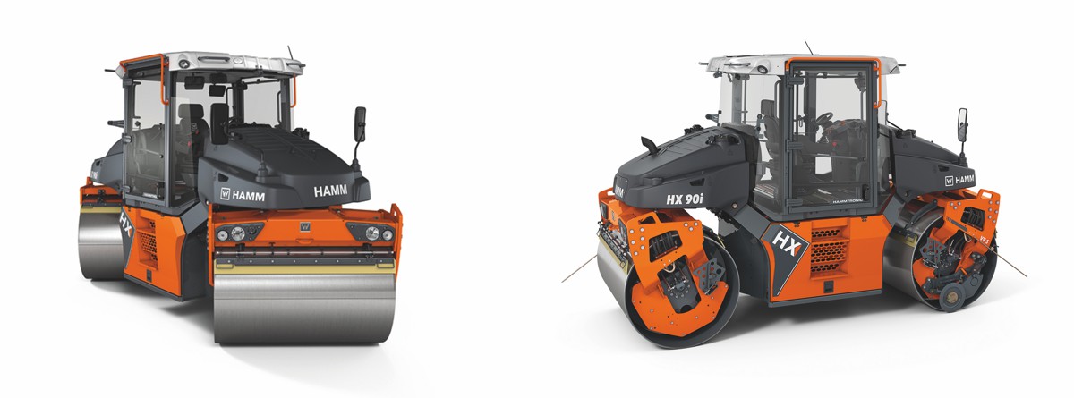 New HAMM HX pivot-steered Tandem Rollers more sustainable and intelligent