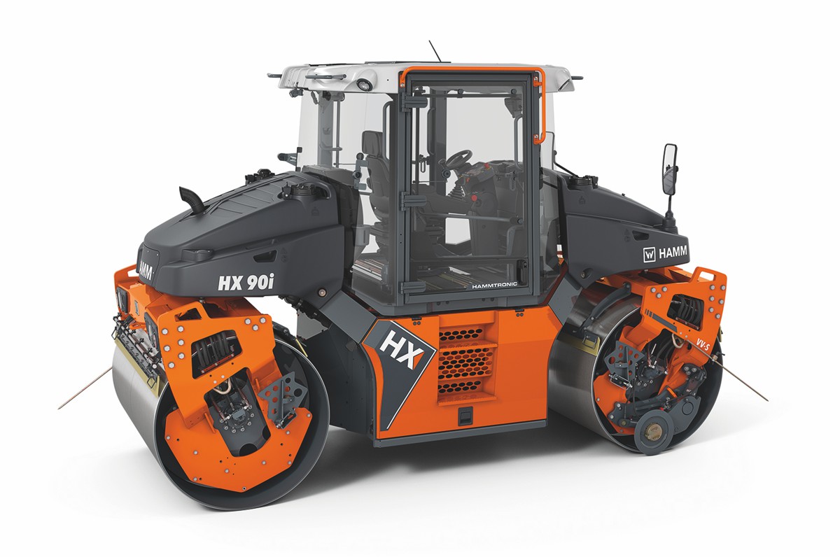 New HAMM HX pivot-steered Tandem Rollers more sustainable and intelligent