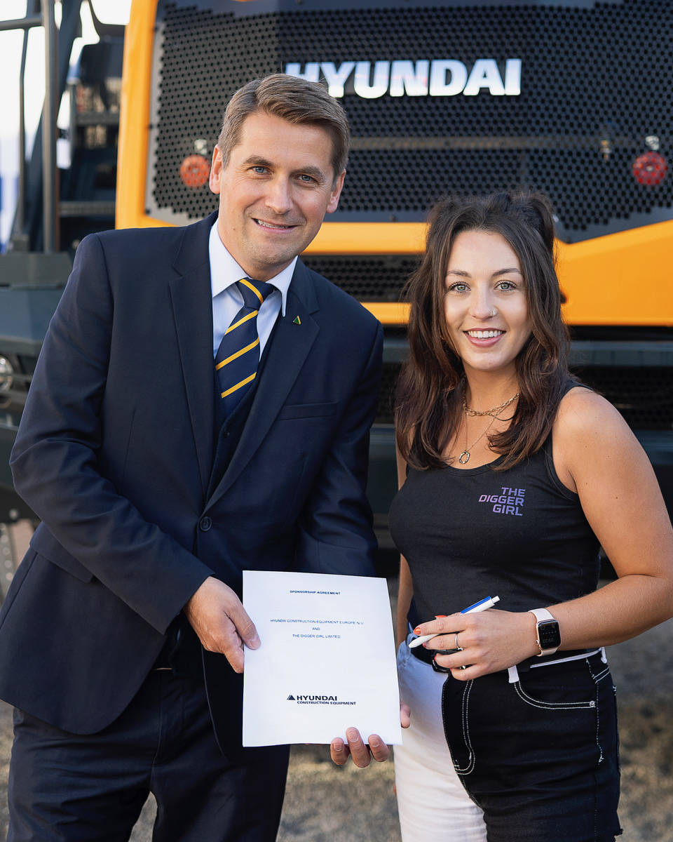 Digger Girl signs up as a Brand Ambassador for Hyundai CEE in 2023