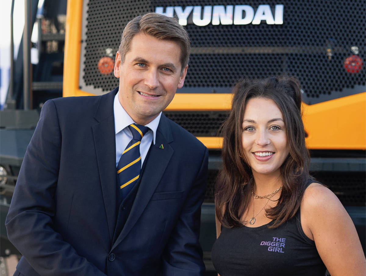 Digger Girl signs up as a Brand Ambassador for Hyundai CEE in 2023