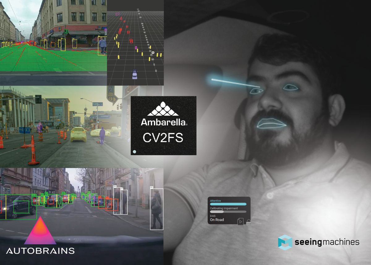 Seeing Machines, Ambarella and Autobrains combine ADAS safety into System-on-Chip