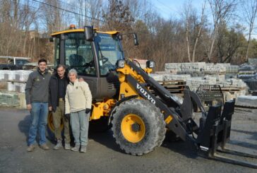 Cleary Stone receives the first Electric Volvo Wheel Loader in the US