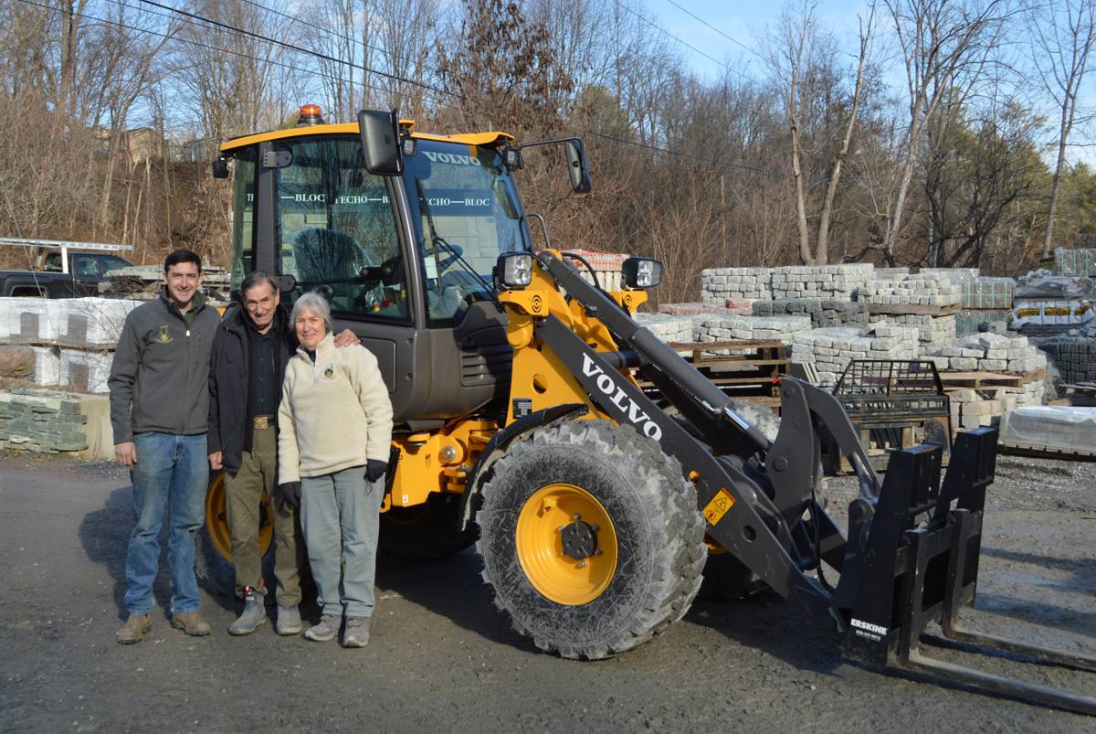 Cleary Stone receives the first Electric Volvo Wheel Loader in the US