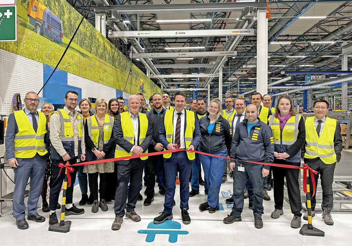 Atlas Copco begins Electric Portable Air Compressor production in Antwerp