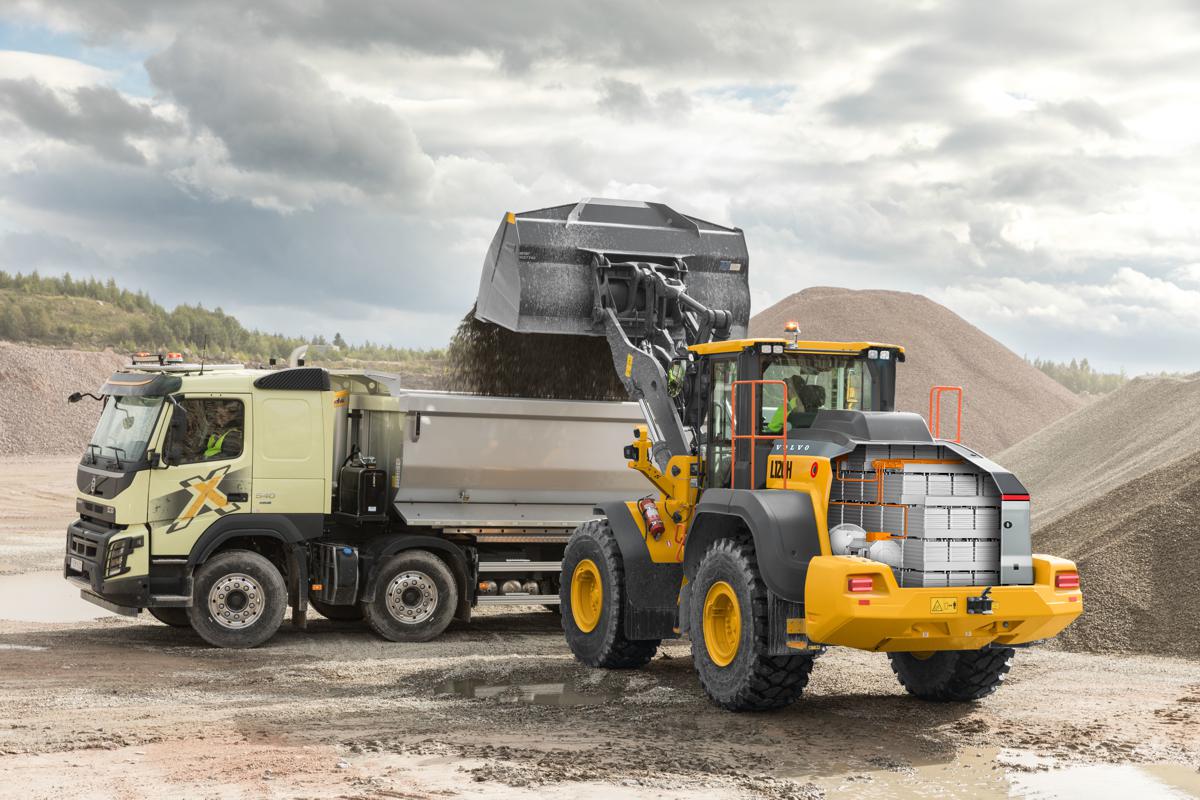 VolvoCE now offers Electric Conversion for L120H Wheel Loader