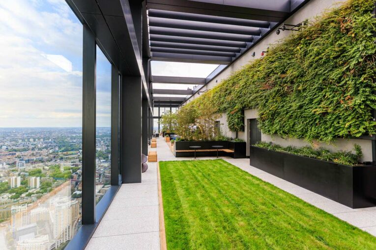 Biotecture remotely monitored Living Walls installed at The Sky Terrace