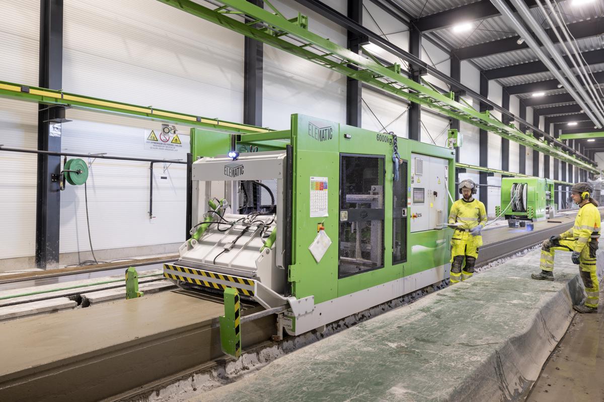 Elematic Automatic Wastewater Recycling brings Sustainability to Precast Concrete Production