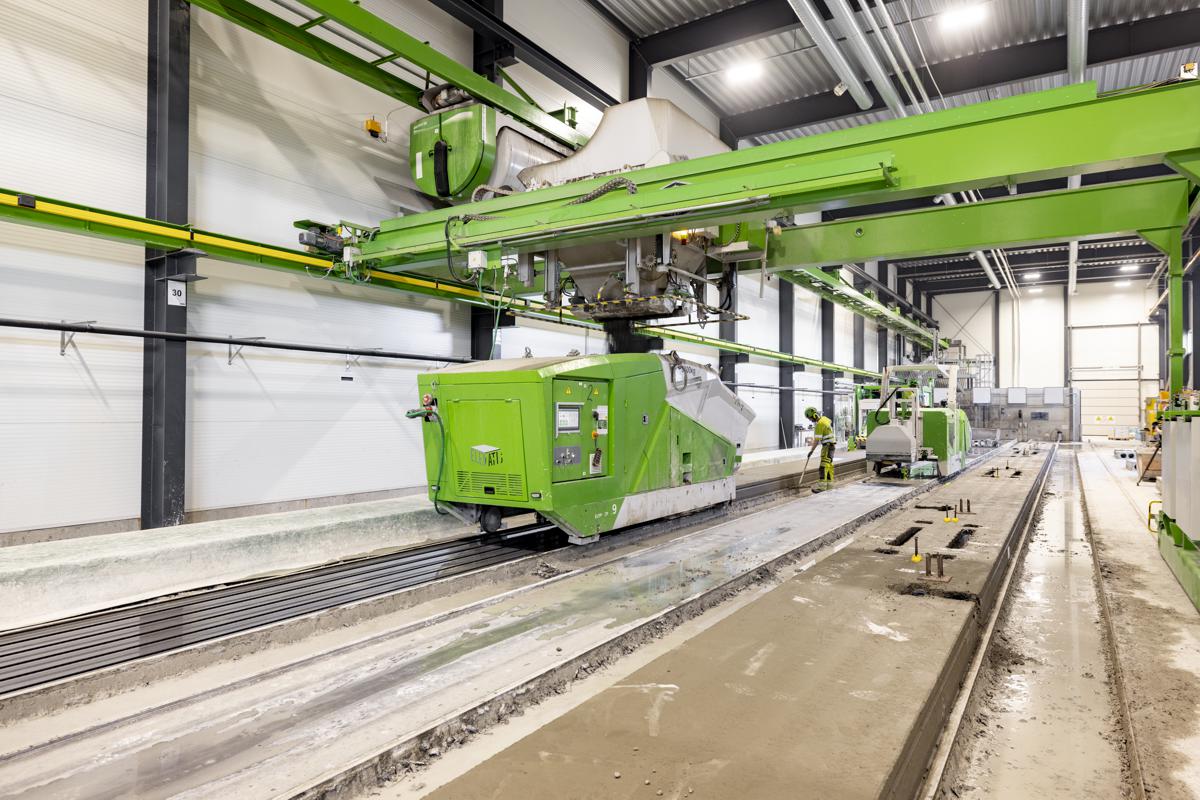 Elematic Automatic Wastewater Recycling brings Sustainability to Precast Concrete Production