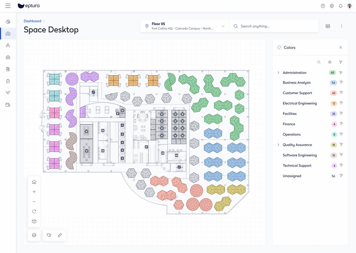 Eptura Worktech Platform unifies Workplaces and Building Asset Management