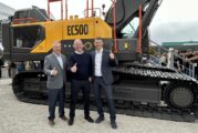 VolvoCE previews prototype of the new generation EC500 Excavator at Conexpo