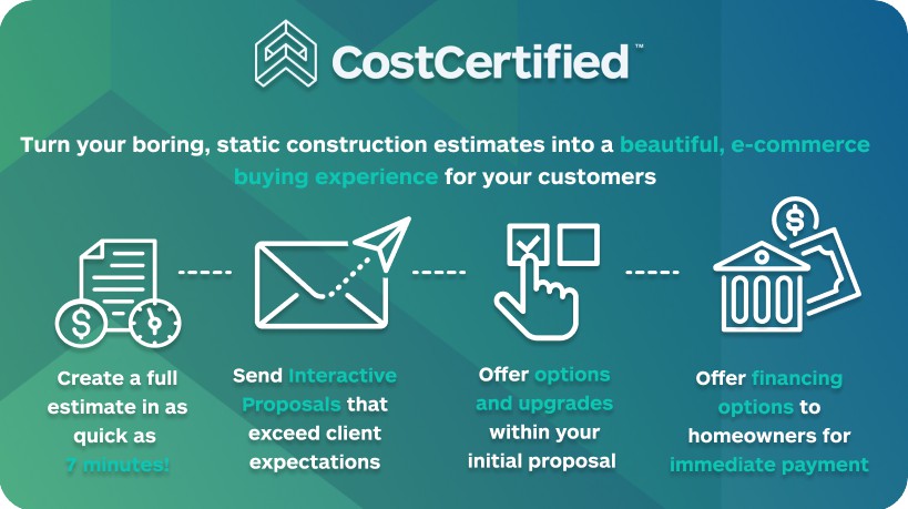 Construction Estimation and Virtual Proposals with CostCertified SaaS Platform