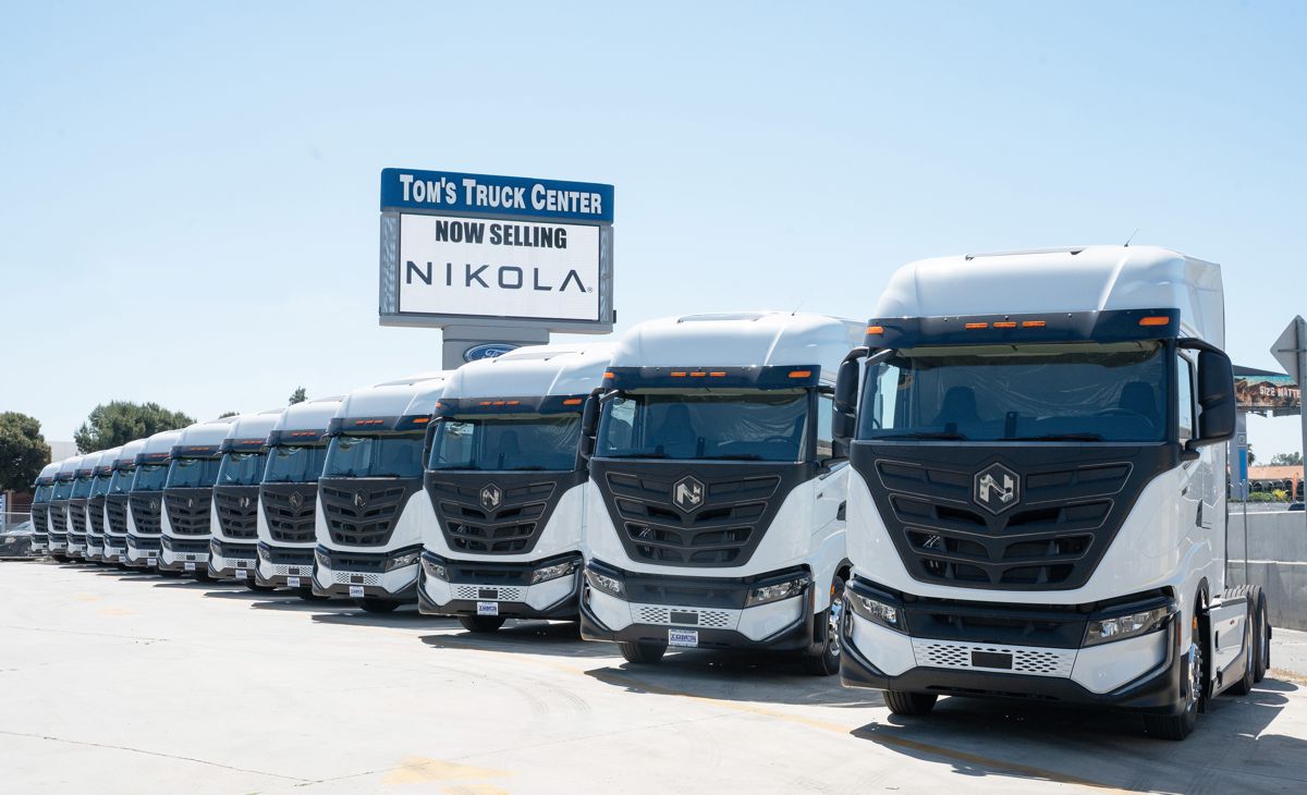 Nikola Electric Semi-Trucks added to Tom's Truck Center line-up