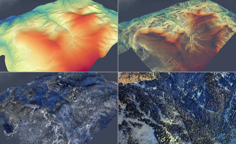 Coal Mine Digital Elevation Models with the CHCNav AlphaAir 450