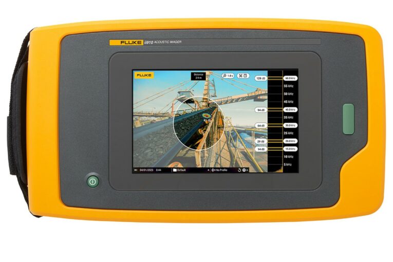 Fluke ii910 Precision Acoustic Imager troubleshoots Conveyor Systems