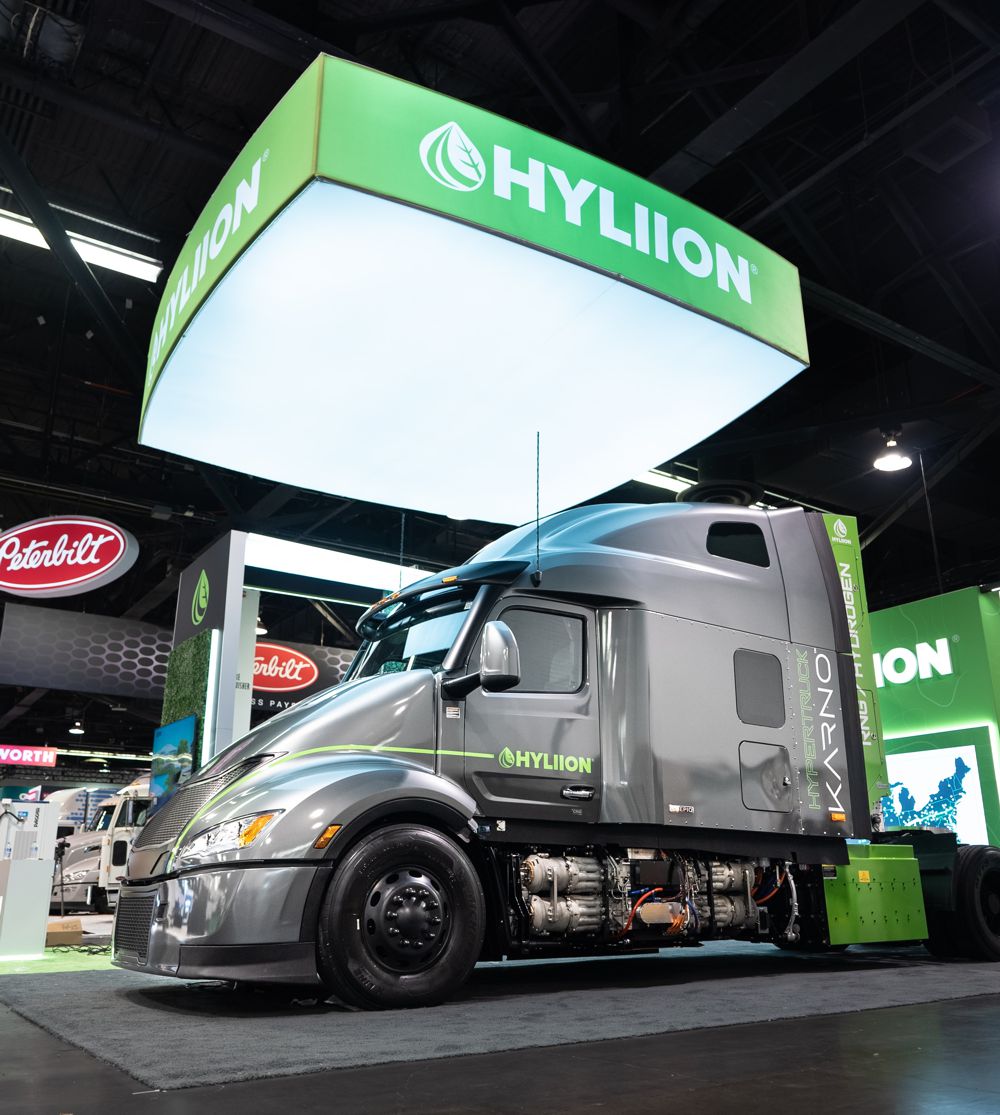 Hyliion unveils Hypertruck Karno at Advanced Clean Transportation Expo