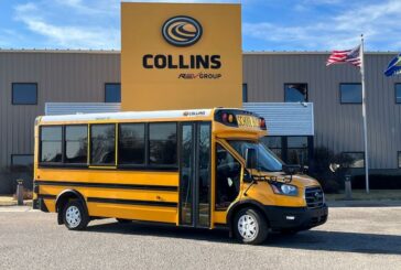 Collins Type A School Buses built using Electric Ford E-Transits