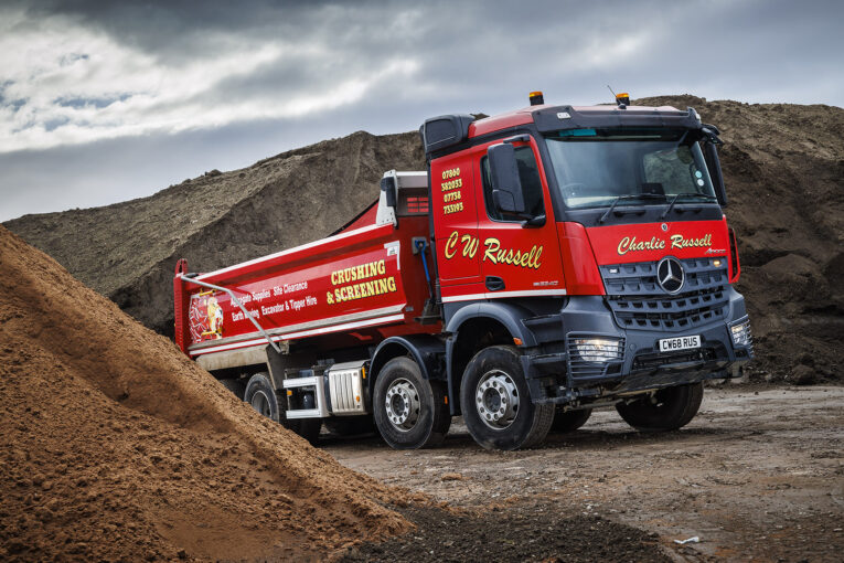 CW Russell adopts rugged Mercedes-Benz Aroc Trucks