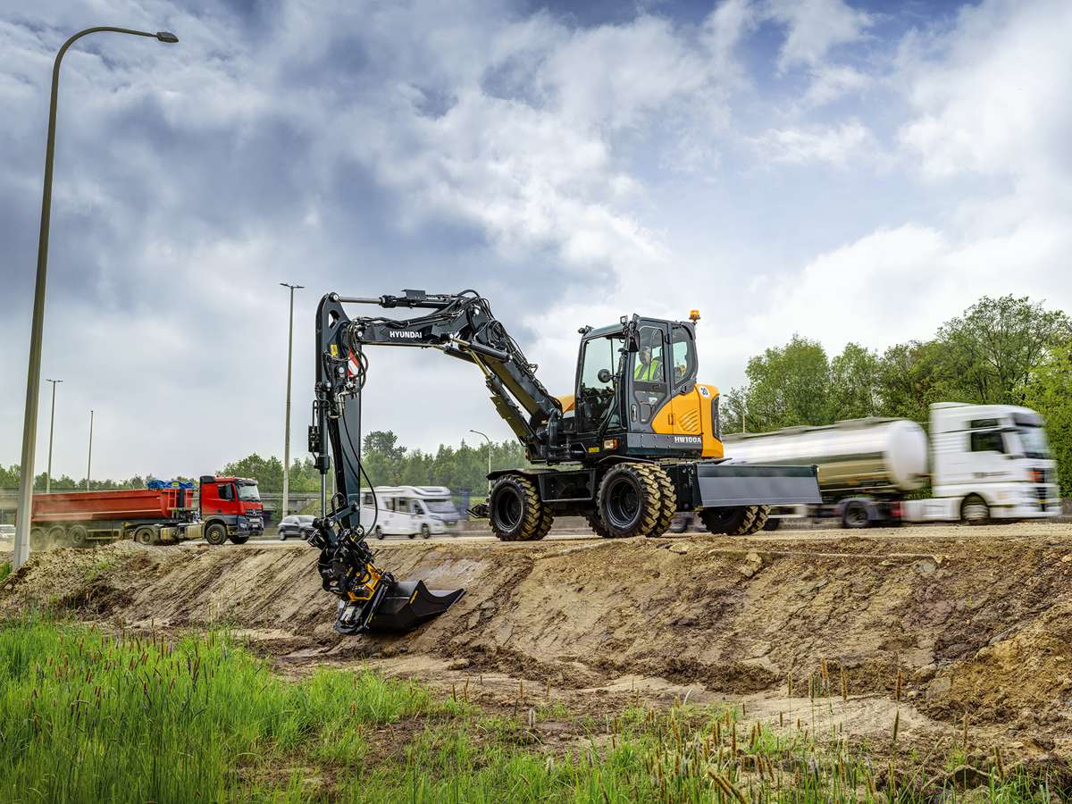 HD Hyundai CE expands  range with 10-tonne HW100A Wheeled Excavator