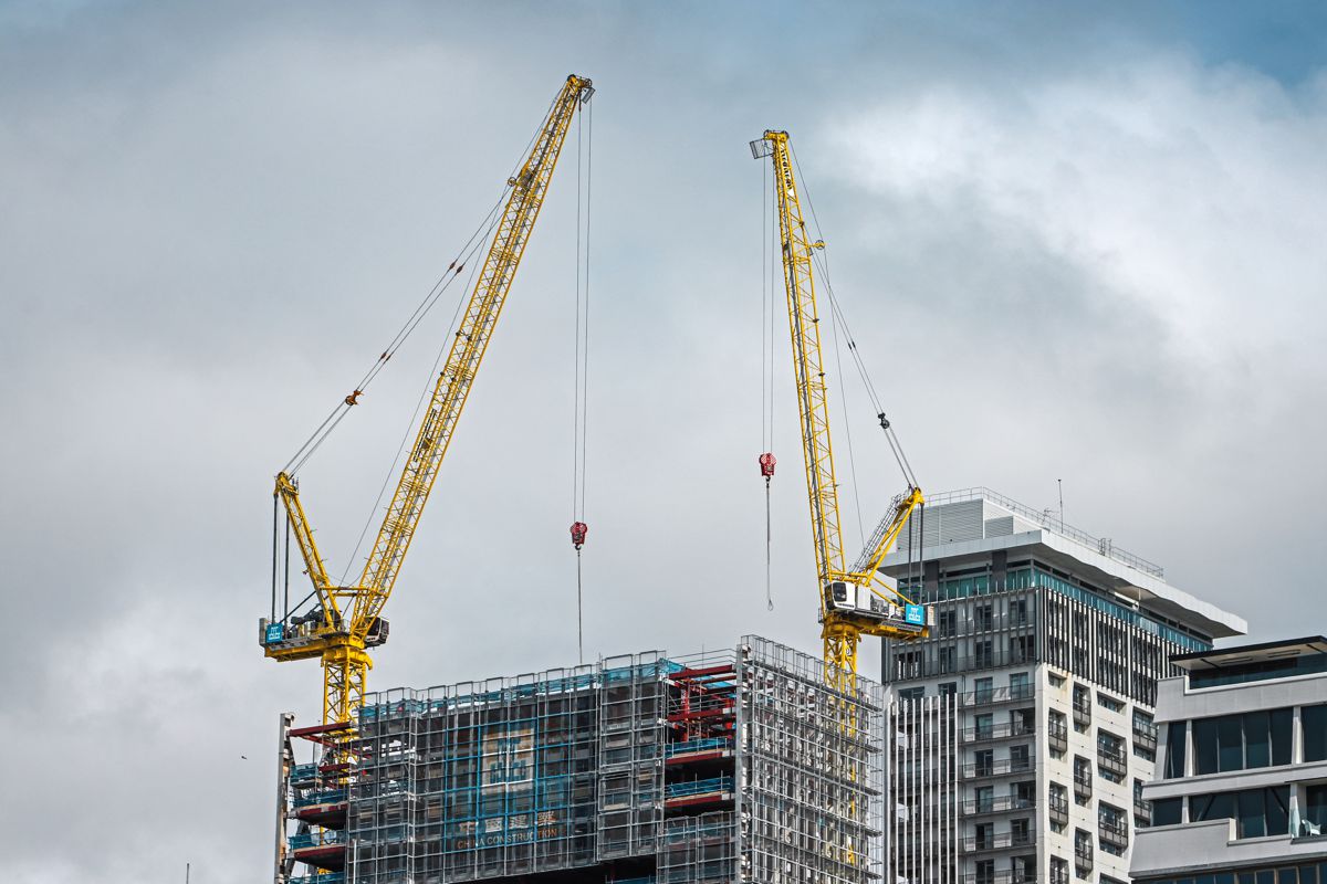 Liebherr Luffing Jib Cranes support tallest Residential Building Project in New Zealand