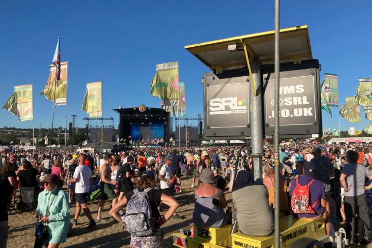Glastonbury Festival relies on SRL Traffic Management Solutions