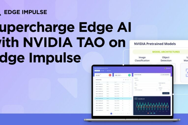 Supercharge Edge AI with Edge Impulse integrated with NVIDIA TAO Toolkit