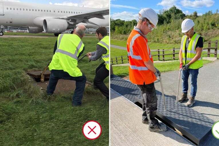 GRP Composites make heavy Trench Covers history
