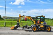 Staffordshire County Council's JCB Pothole Pro clocks in for its first shift