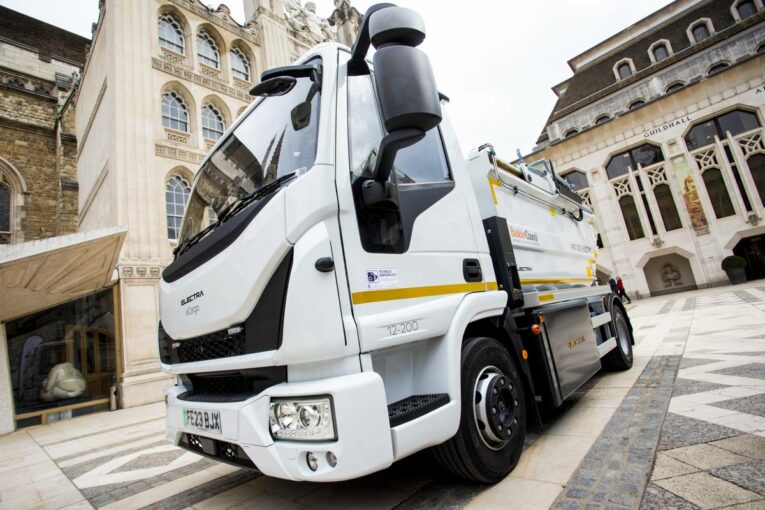 NRG Riverside roll out first Electric Food Waste Collection Fleet in the UK