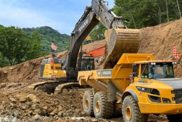 VolvoCE's largest Excavator in Japan digs in at Fukushima Solar Energy Site