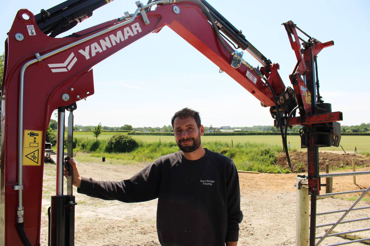 Yanmar SV26 Mini Excavator keeps operations running smoothly
