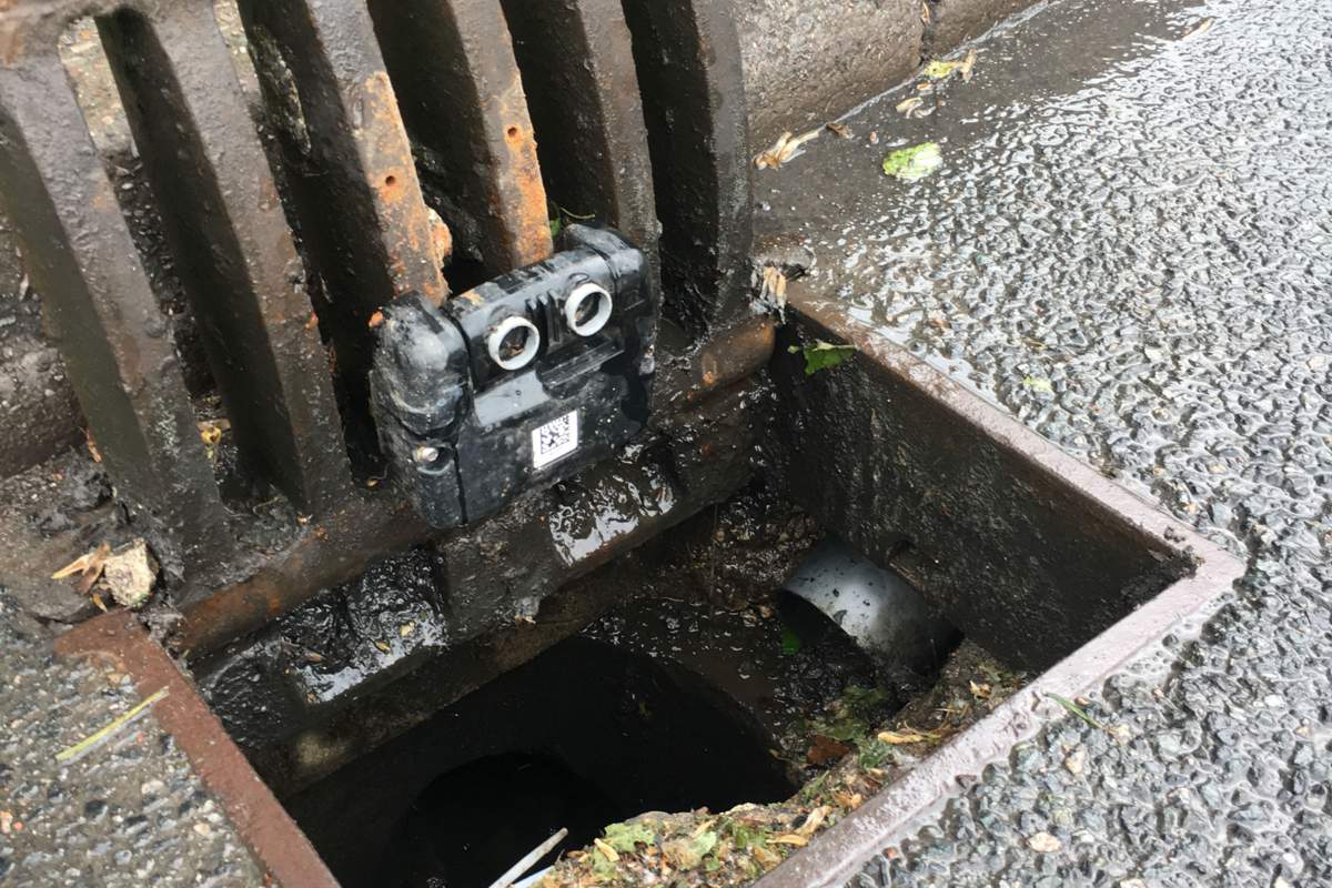 Derbyshire Gully Sensors monitor Water Levels and Flooding