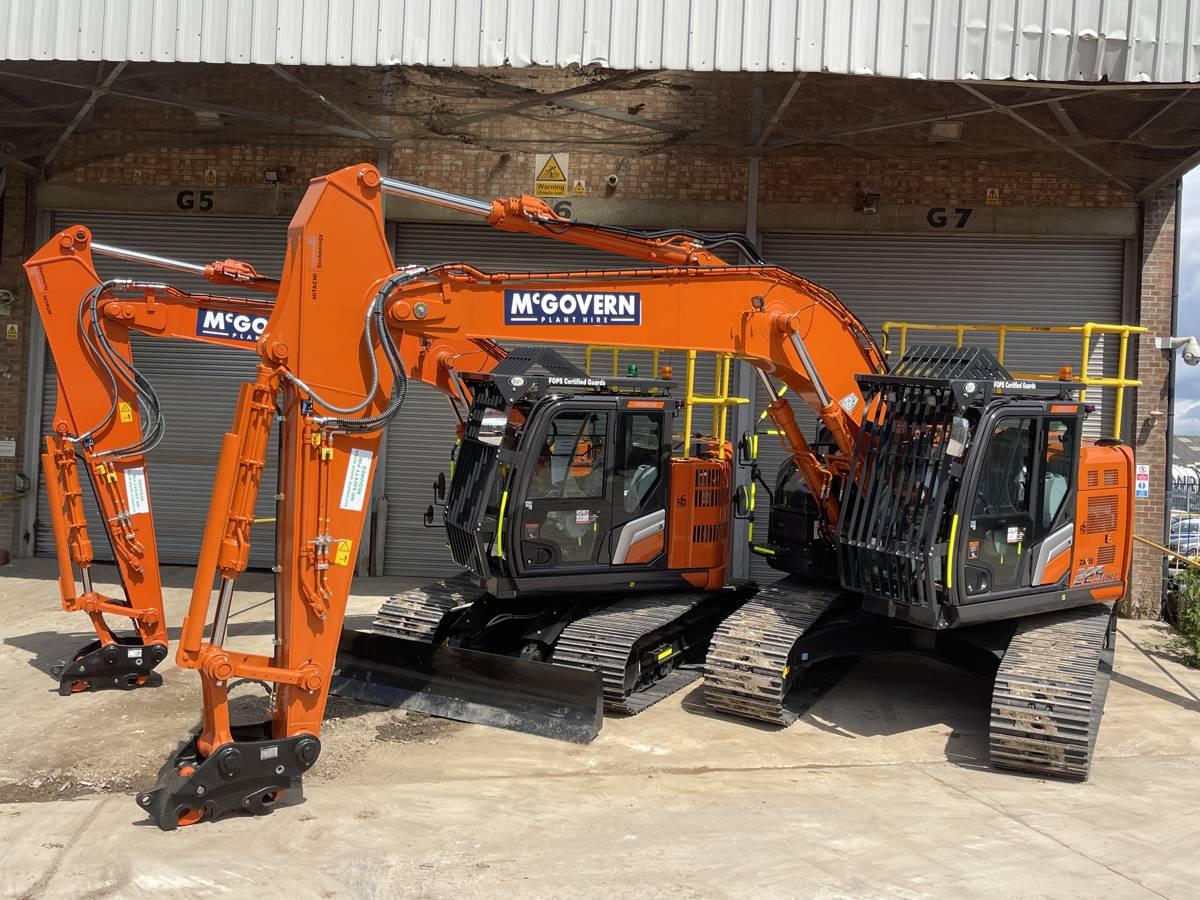 McGovern Plant Hire invests in new Hitachi Fleet with CTFleet Link and Xwatch Telematics